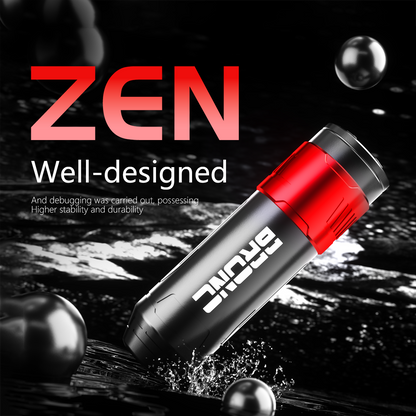 BRONC Tattoo Pen ZEN Short Wireless - Compact and precise tattooing tool from Bronc tattoo supply