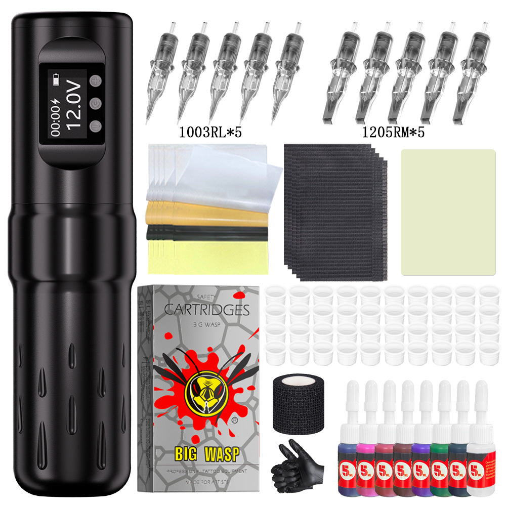 Bronc Tattoo kit supplies for professional tattooing.