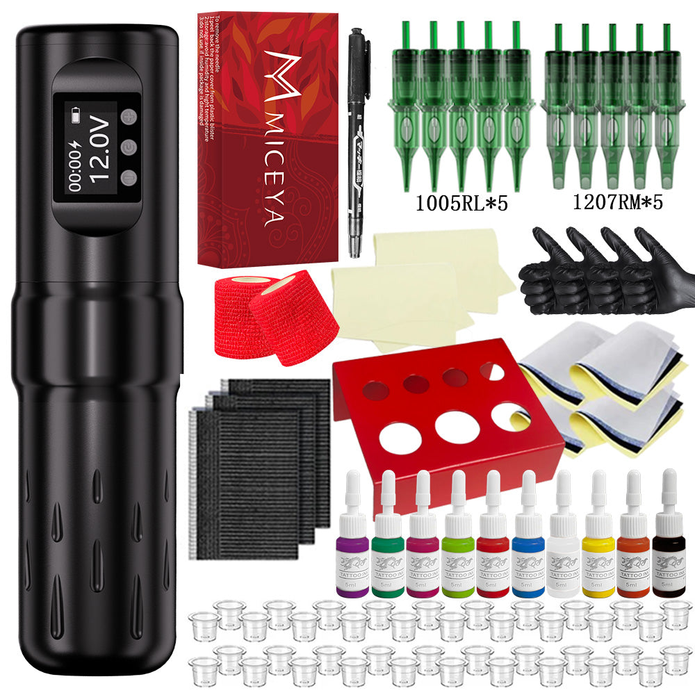 Bronc Tattoo kit supplies for professional tattooing.