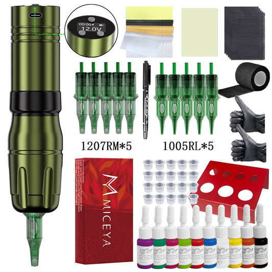 Bronc Tattoo kit supplies for professional tattooing.