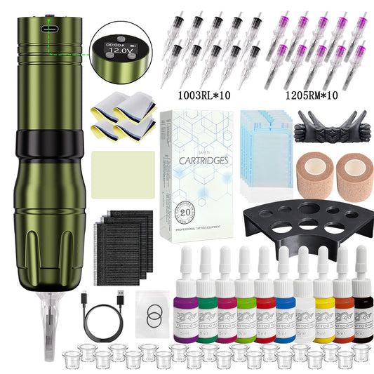 Bronc Tattoo kit supplies for professional tattooing.