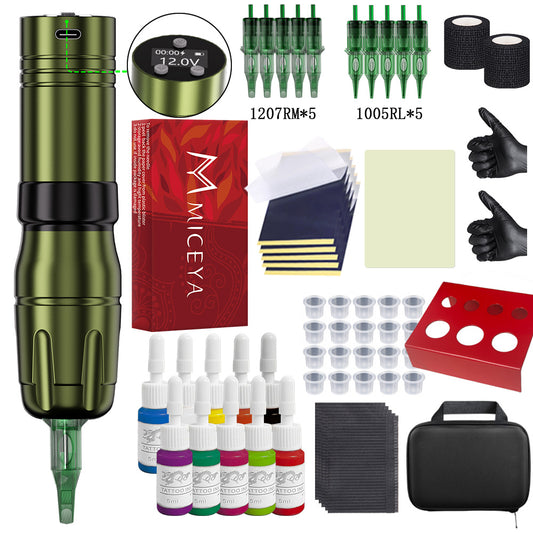 Bronc Tattoo kit supplies for professional tattooing.