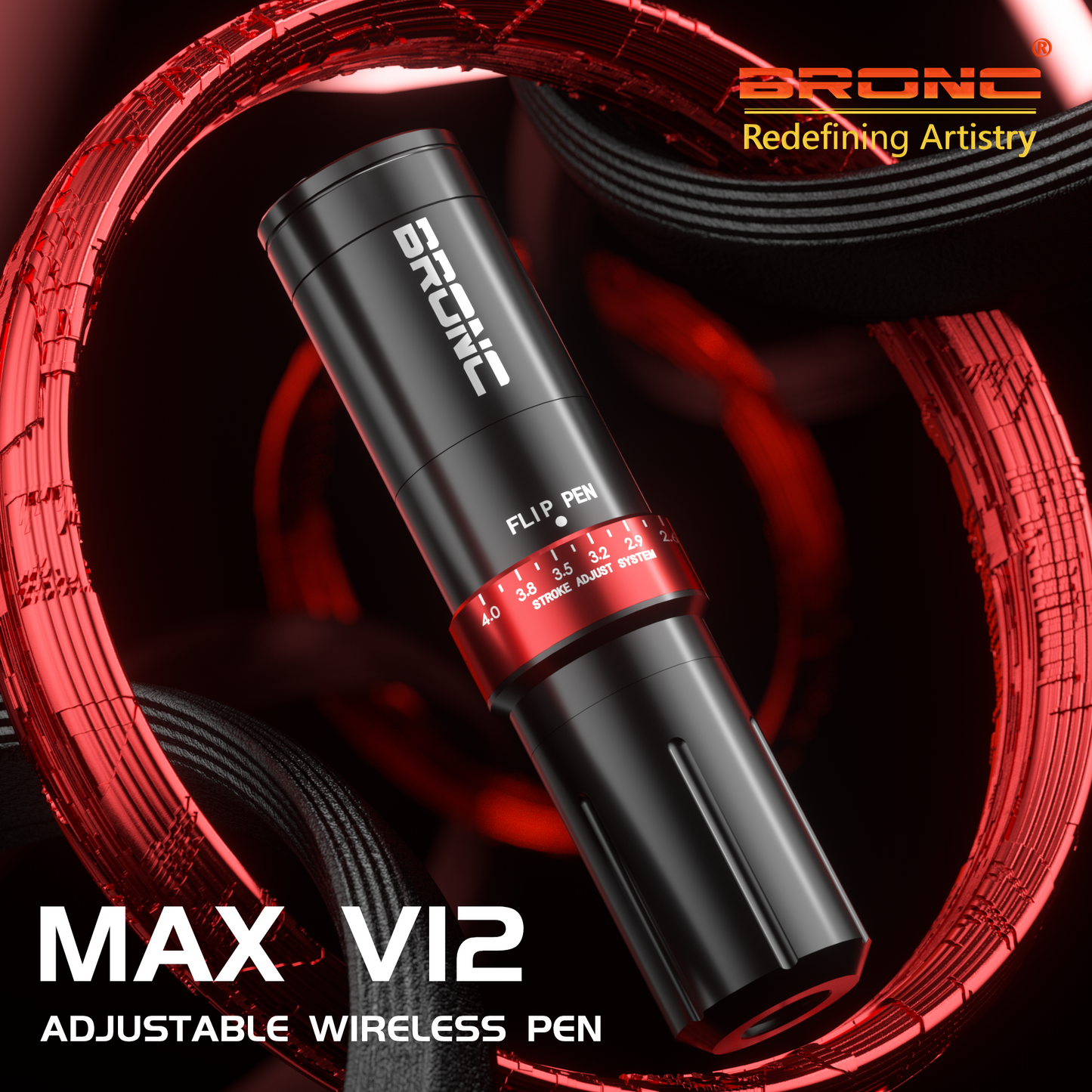 2024 BRONC Max V12 Adjustable Wireless Pen