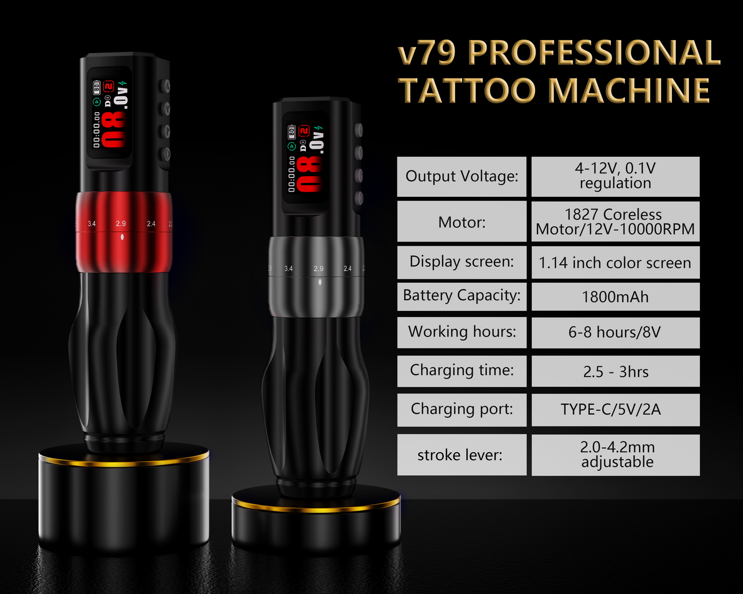 professional tattoo machine v79