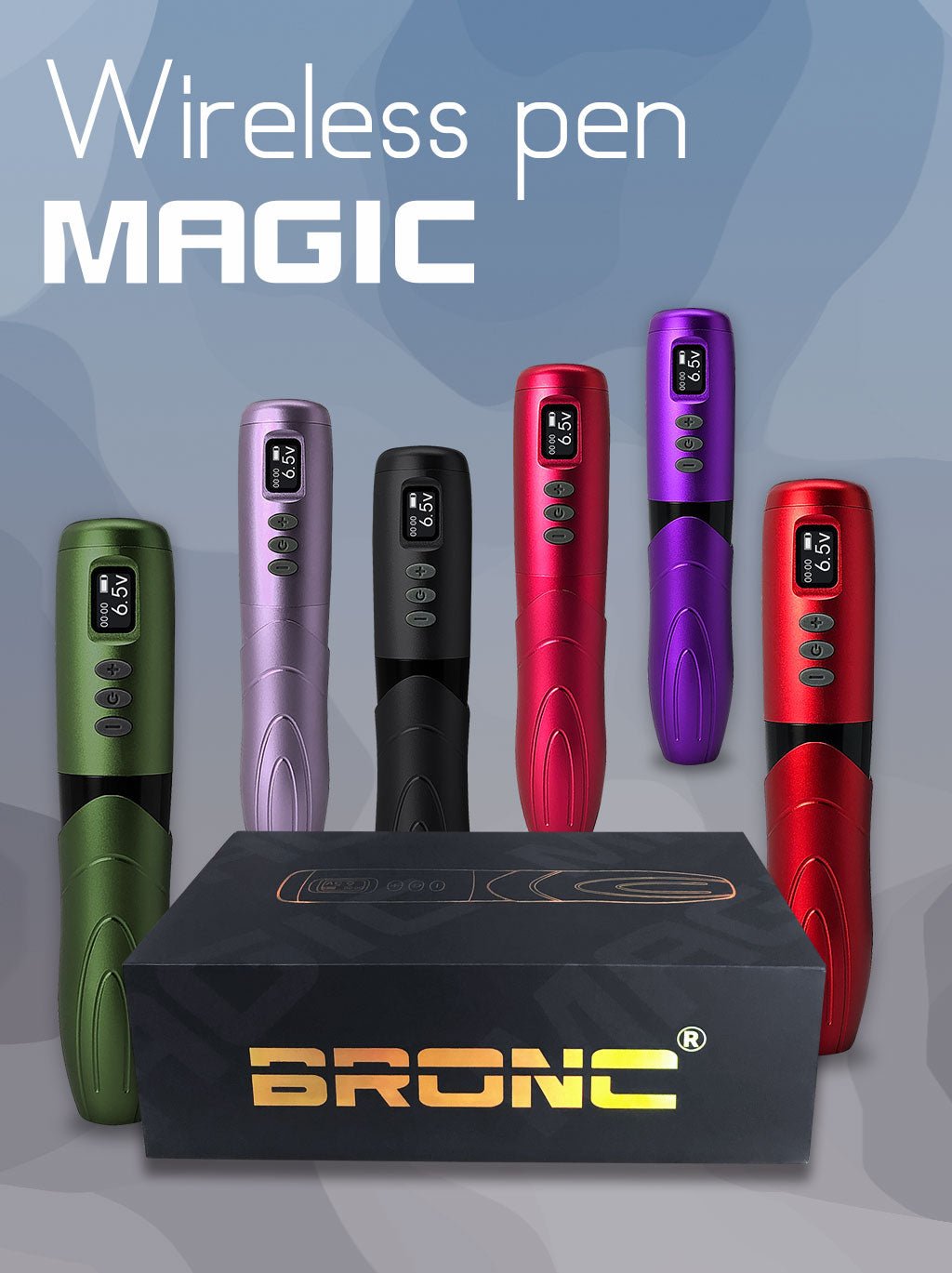 bronc magic wireless pen for tattoo pmu 748622