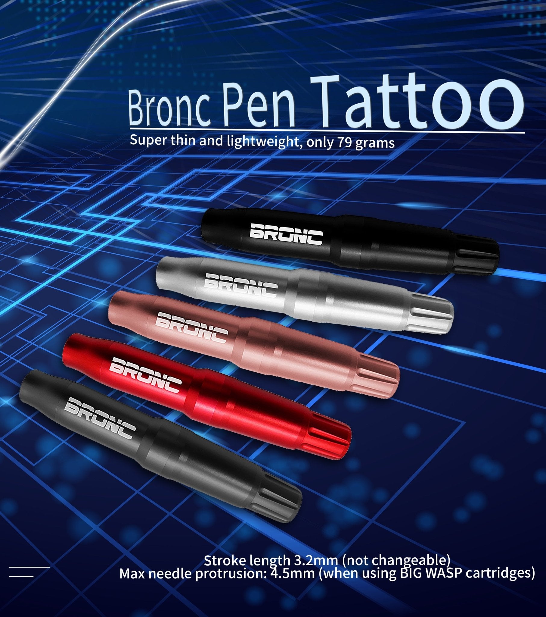 Mumbai Tattoo PMU Cartridge Pen Machine Kit, For Professional at Rs  15999/kit in Mumbai