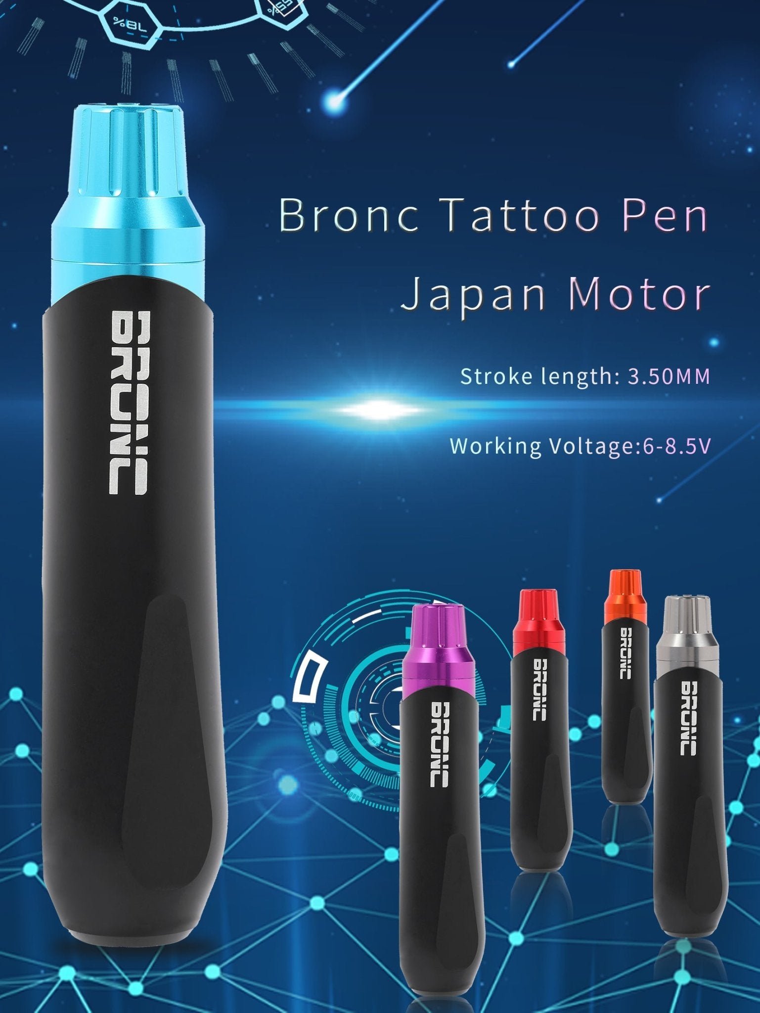 Bronc Tattoo Pen Machine V5 – HUMMINGBIRD TATTOO SUPPLY